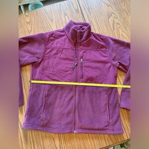 Columbia zip up fleece woman’s purple soft like new large